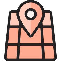 Icon of a map grid