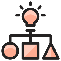 Icon depicting balance and fresh ideas